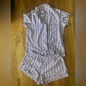 Roller rabbit purple hathi pajamas